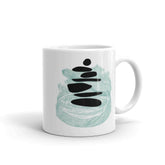 Balancing Rocks Zen Stacked Stones Minimal Abstract Shape Art Coffee Tea Cup Mug, Mug, $ 17.50, A Moment Of Now™